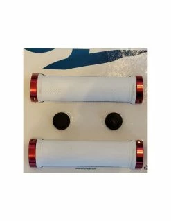 Aerozine Griffe LockOn's Kunststoff White MTB Neu