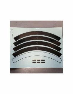 Airstreeem AL33 Aufkleberset Label Felge 4 Stück Neu