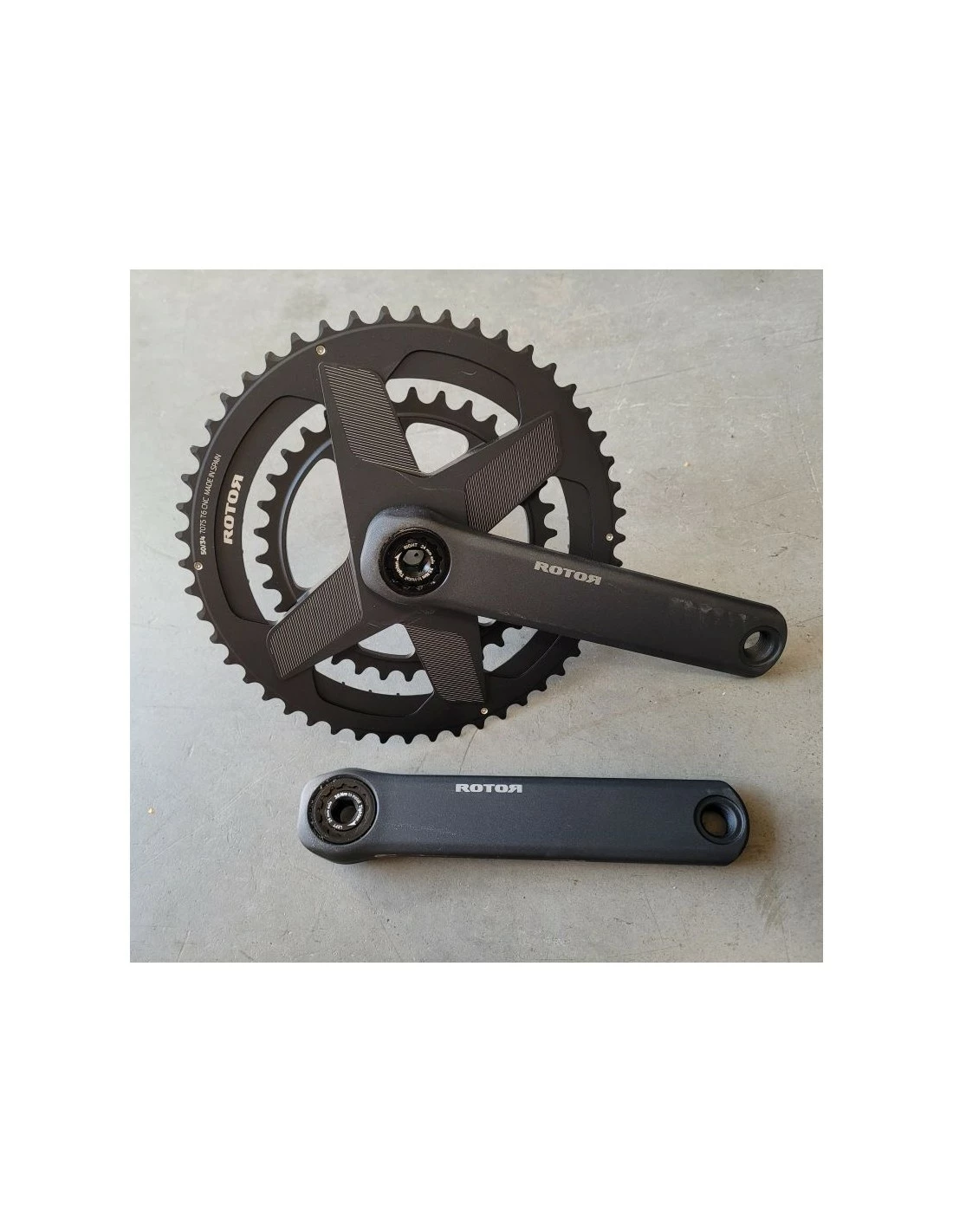 Rotor Kurbel Rennrad Vegast/Aldhu DM 50/34 Kompakt 170mm Neu 1 Rotor Kurbel Rennrad Vegast/Aldhu DM 50/34 Kompakt 170mm Neu