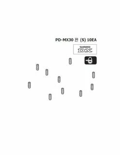 Shimano Ersatzpins Für PD-MX30 10er Set Neu